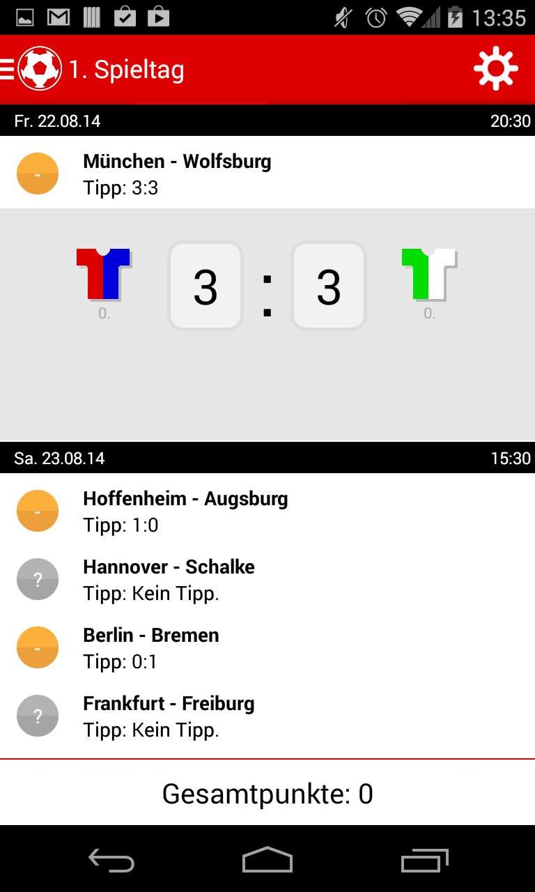Fussball Tippspiel