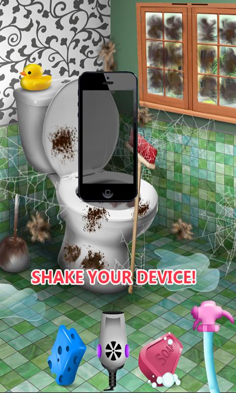 Fun Bathroom Cleaning Game