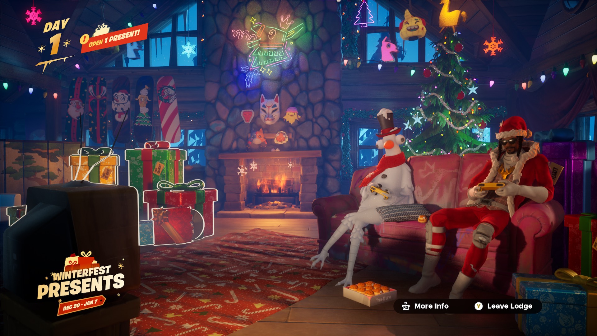 Todos los regalos de Fortnite Winterfest 2024 y lo que hay dentro de ellos