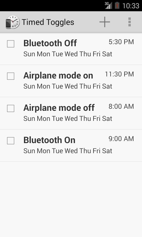 Timed Toggles