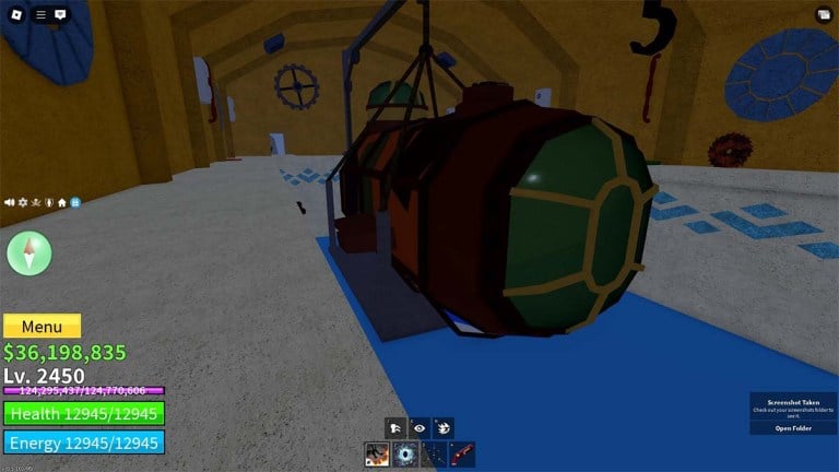 Cómo obtener el submarino en frutas Blox