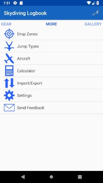 Skydiving Logbook