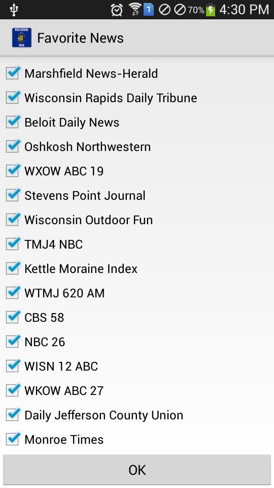 Wisconsin news