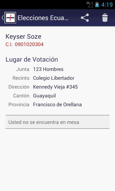 Elecciones Ecuador