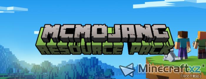 Offizielles Website -Thema Material McMojang 