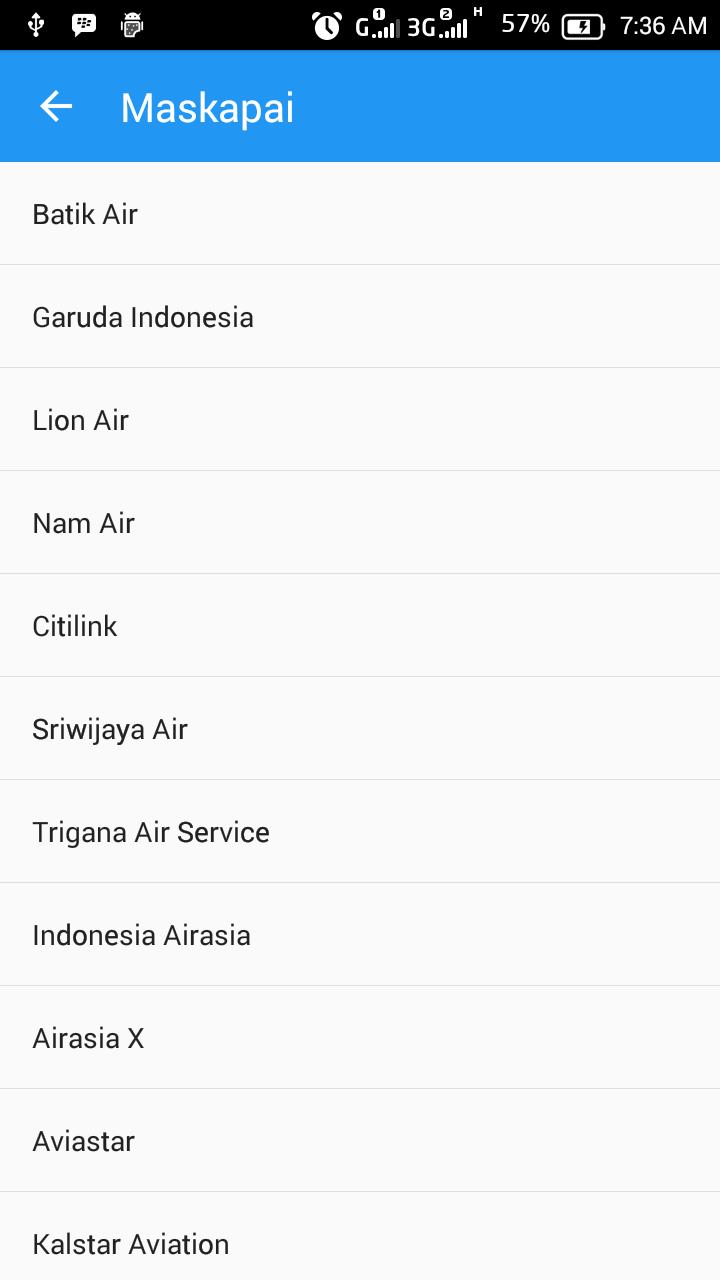 Jadwal Penerbangan