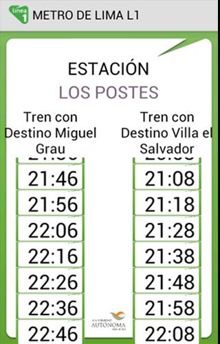 Metros de Lima