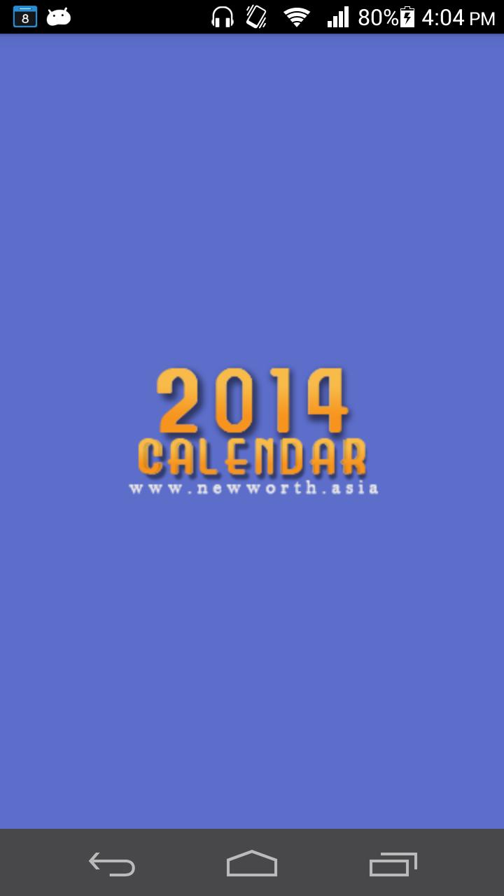 Myanmar Calendar 2014