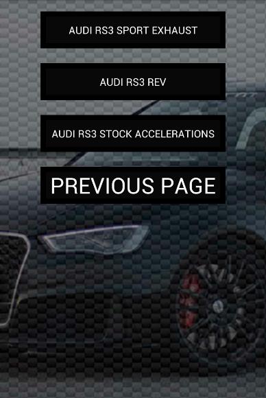 Engine sounds of RS3