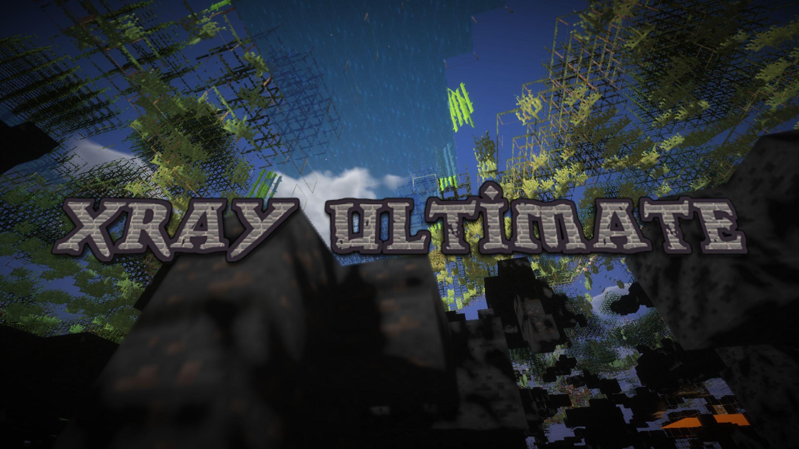 Paquete de recursos de Minecraft xray Ultimate 