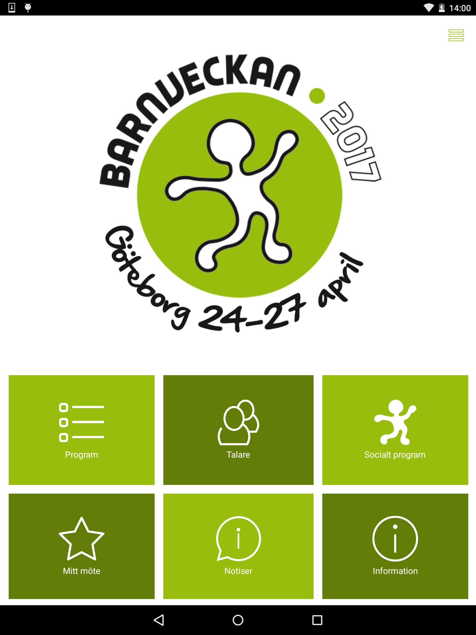 Barnveckan 2018