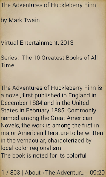 Adventures of Huckleberry Finn