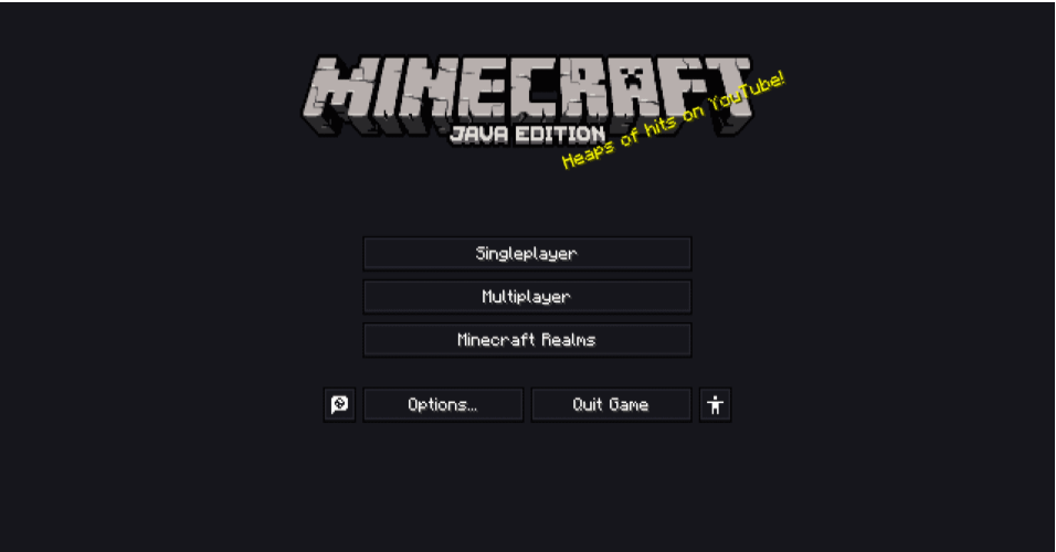 Minecraft Simple Dark Resource Packリソースパック