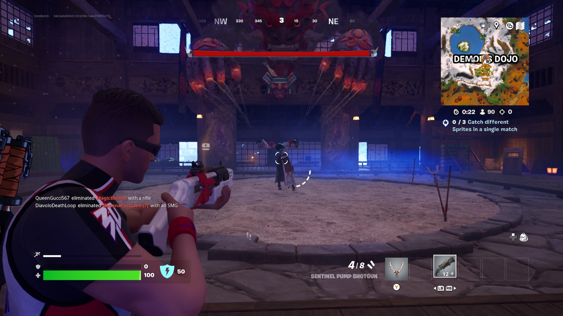 Fortnite 6 장에서 악마를 찾고 손상시키는 방법, 시즌 1