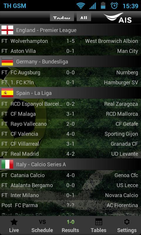 AIS Soccer Live