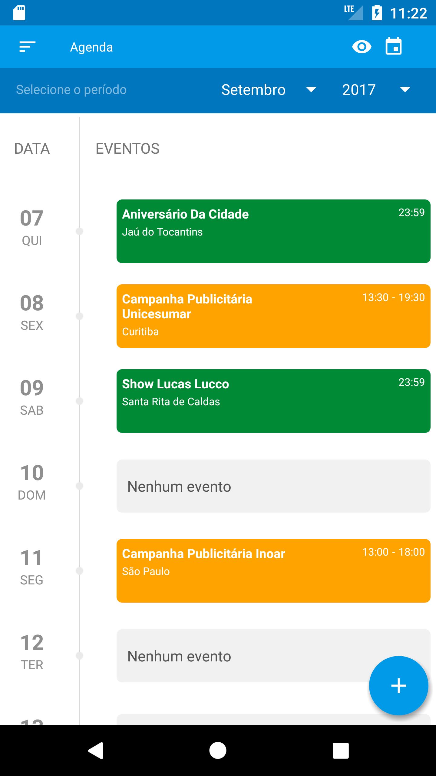 Agenda Oficial