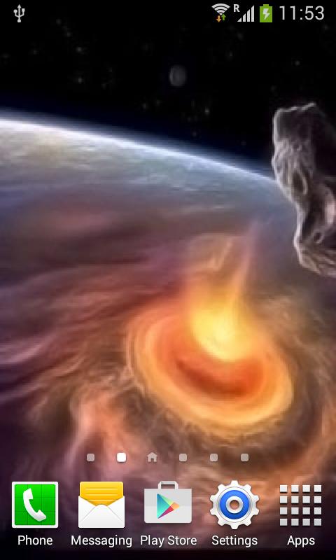 Meteorite Live Wallpaper