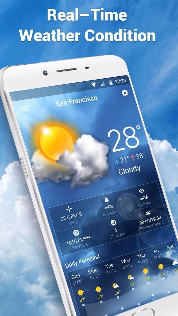 Clock & Weather Widget Free