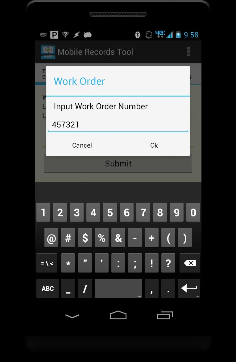 Mobile Records Tool