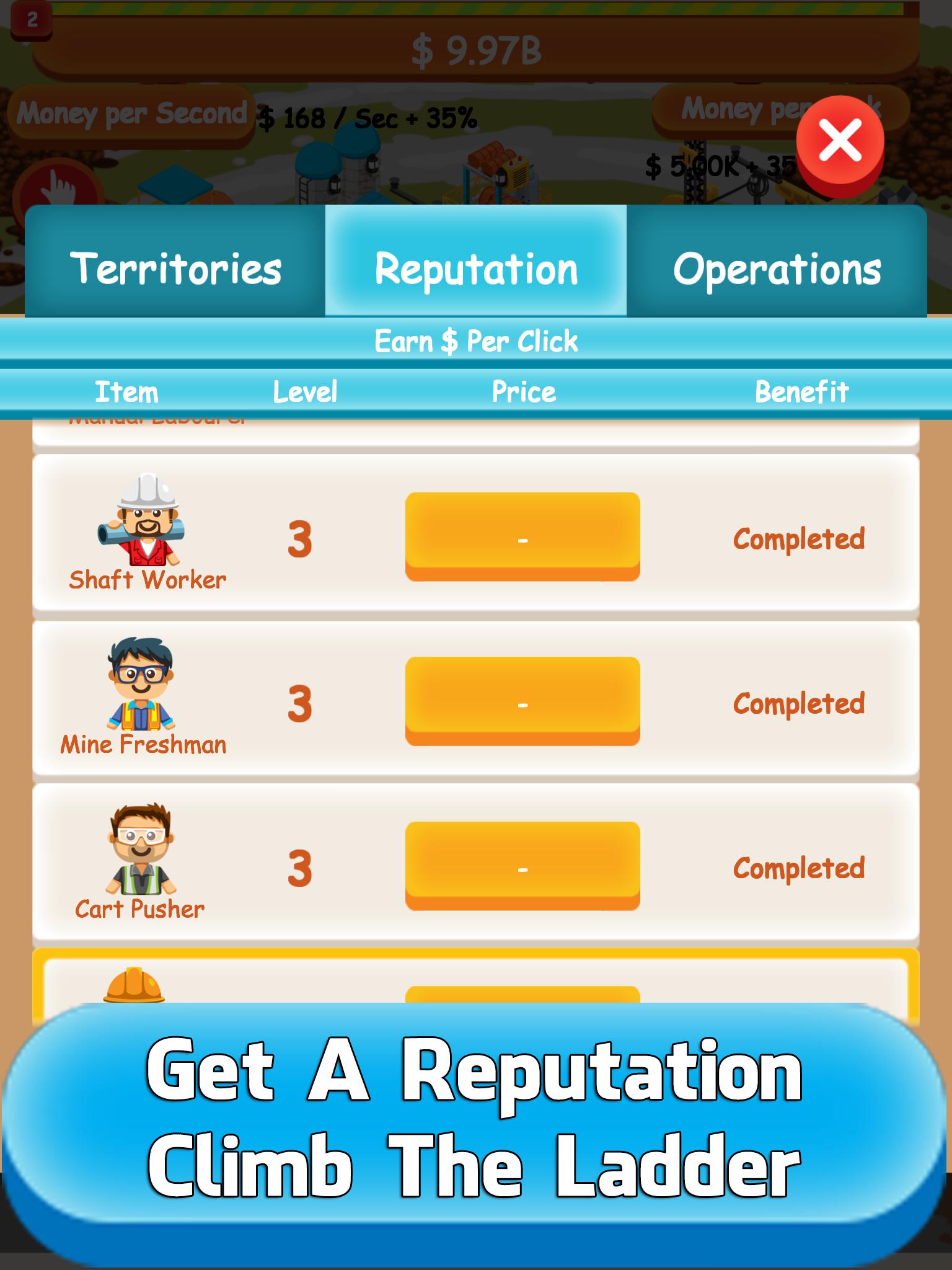 Diamond Tycoon - Idle Clicker