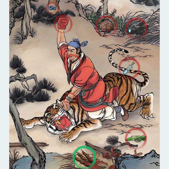 How can Wu Song, the master of text finding fault, pass the level of fighting tigers