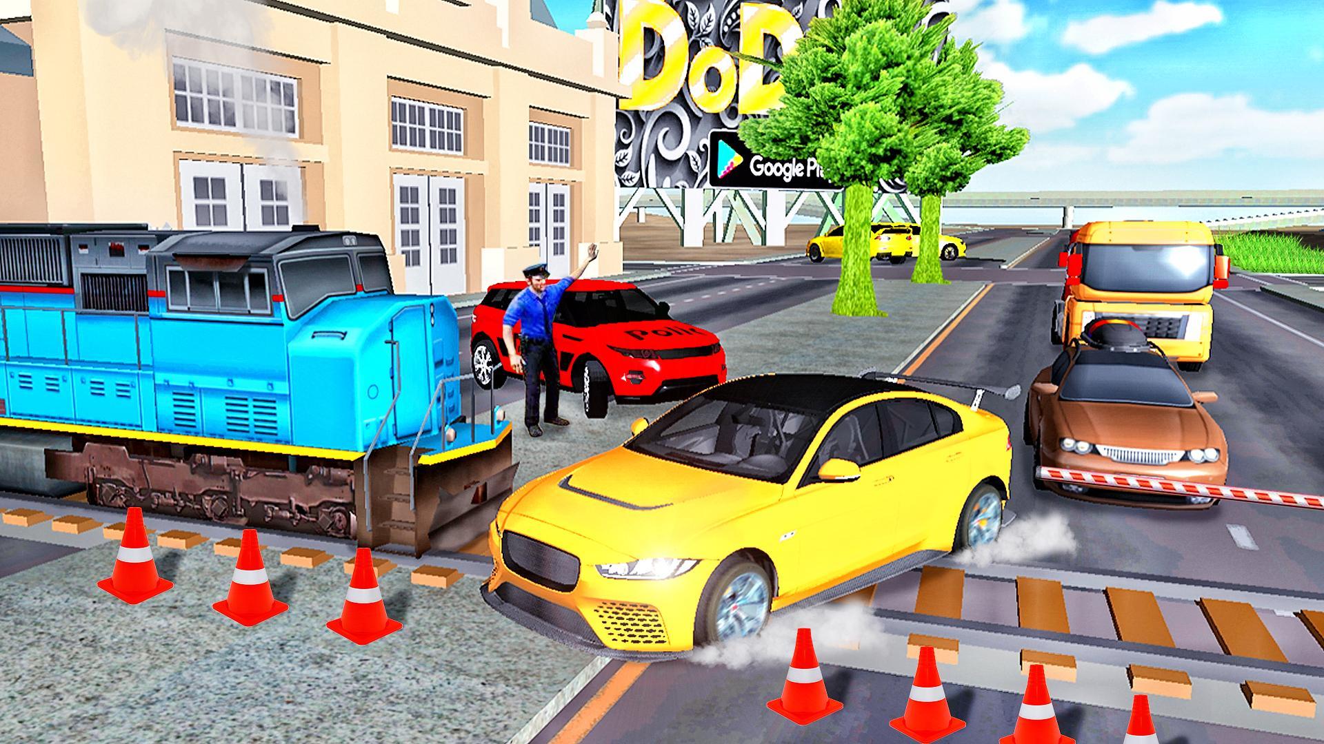 City Police Car Lancer Evo Driving Simulator
