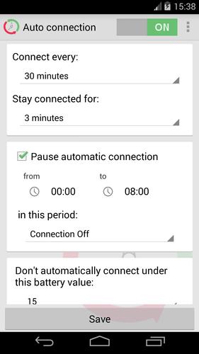 Auto connection