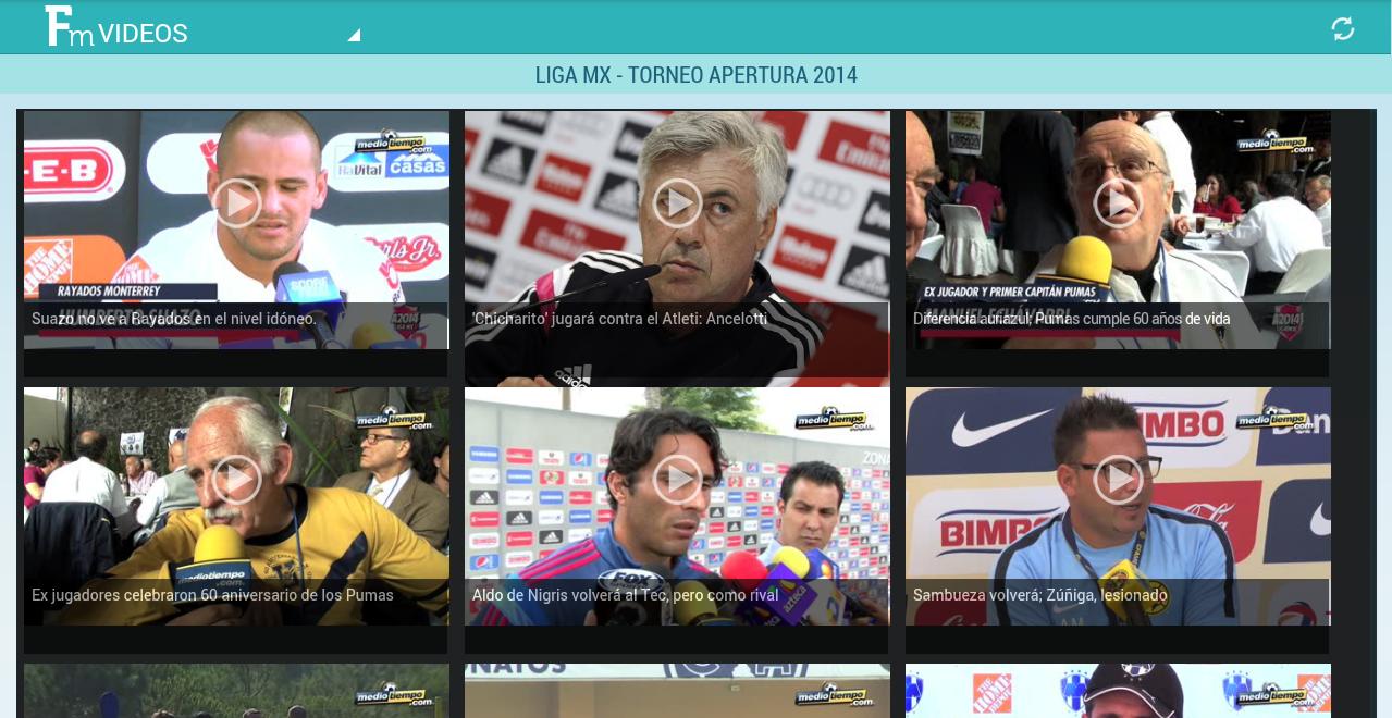 Futbol Mexicano Tablet