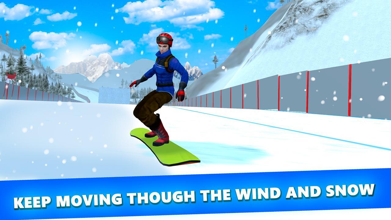 Snowboard Mountain Race