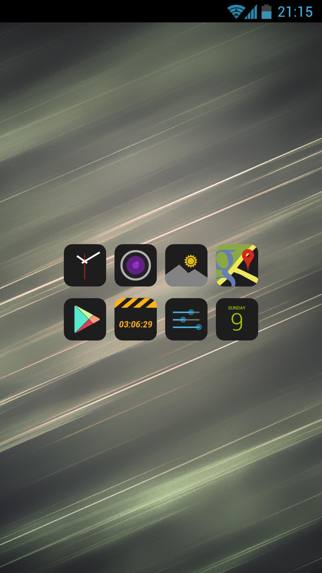 HD Dark Free - Icon Pack