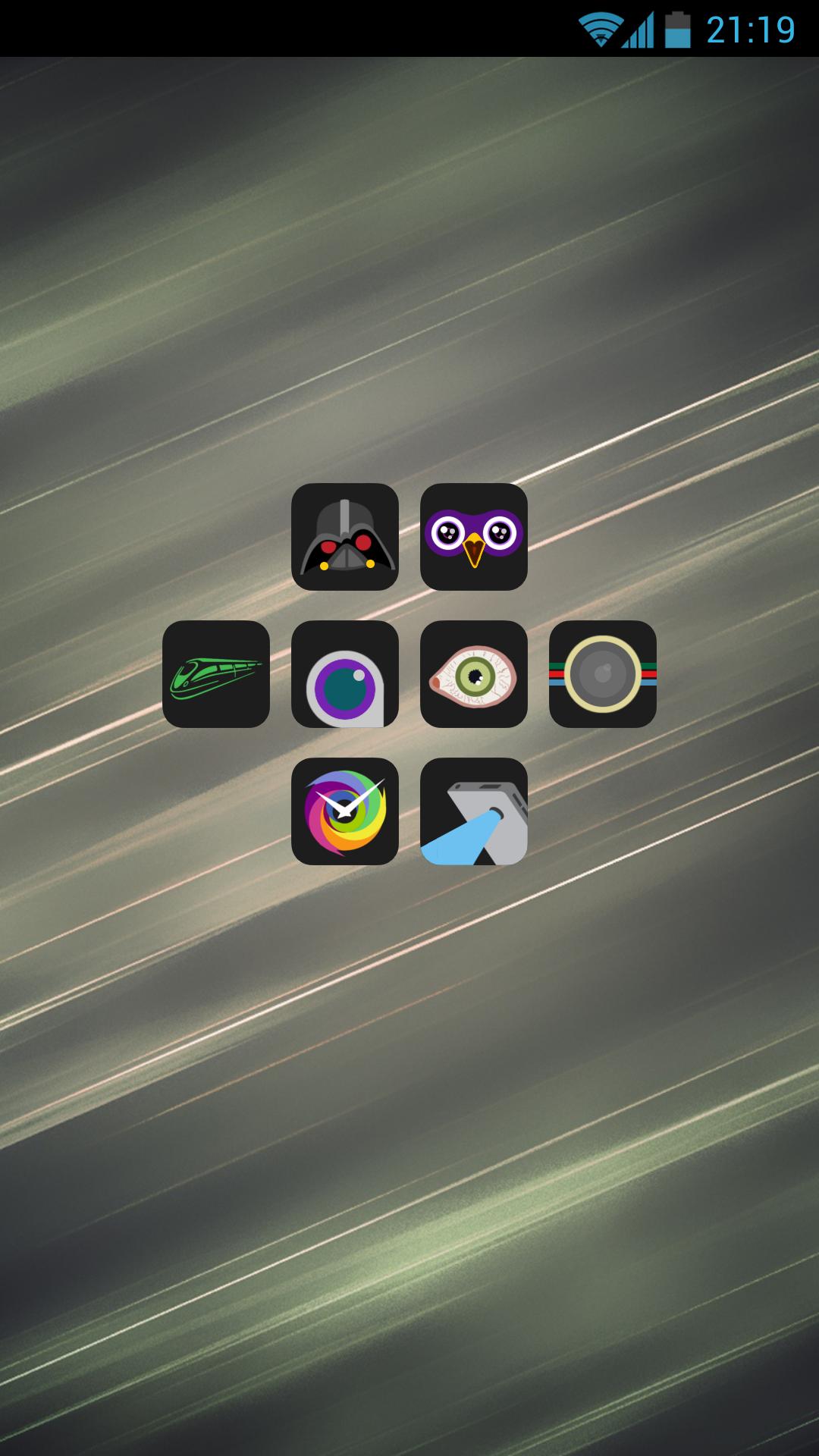 HD Dark Free - Icon Pack