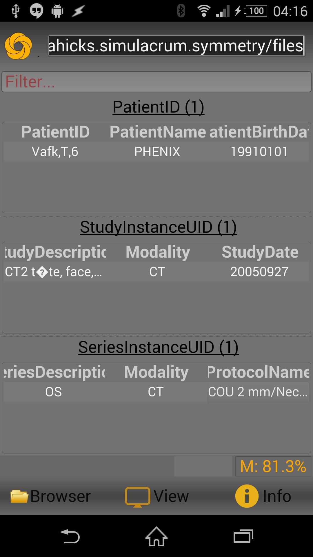 Symmetry DICOM