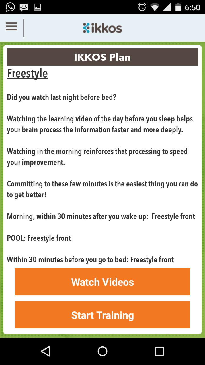 IKKOS Swimming Pro