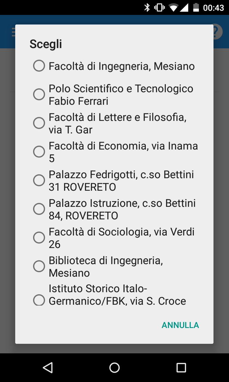 Aule Libere UNITN