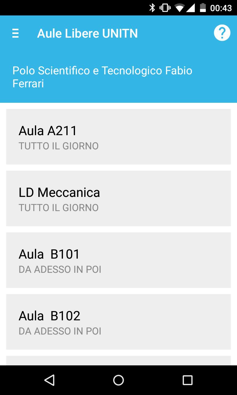 Aule Libere UNITN