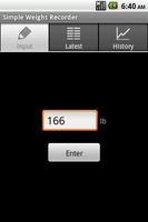 Simple Weight Recorder