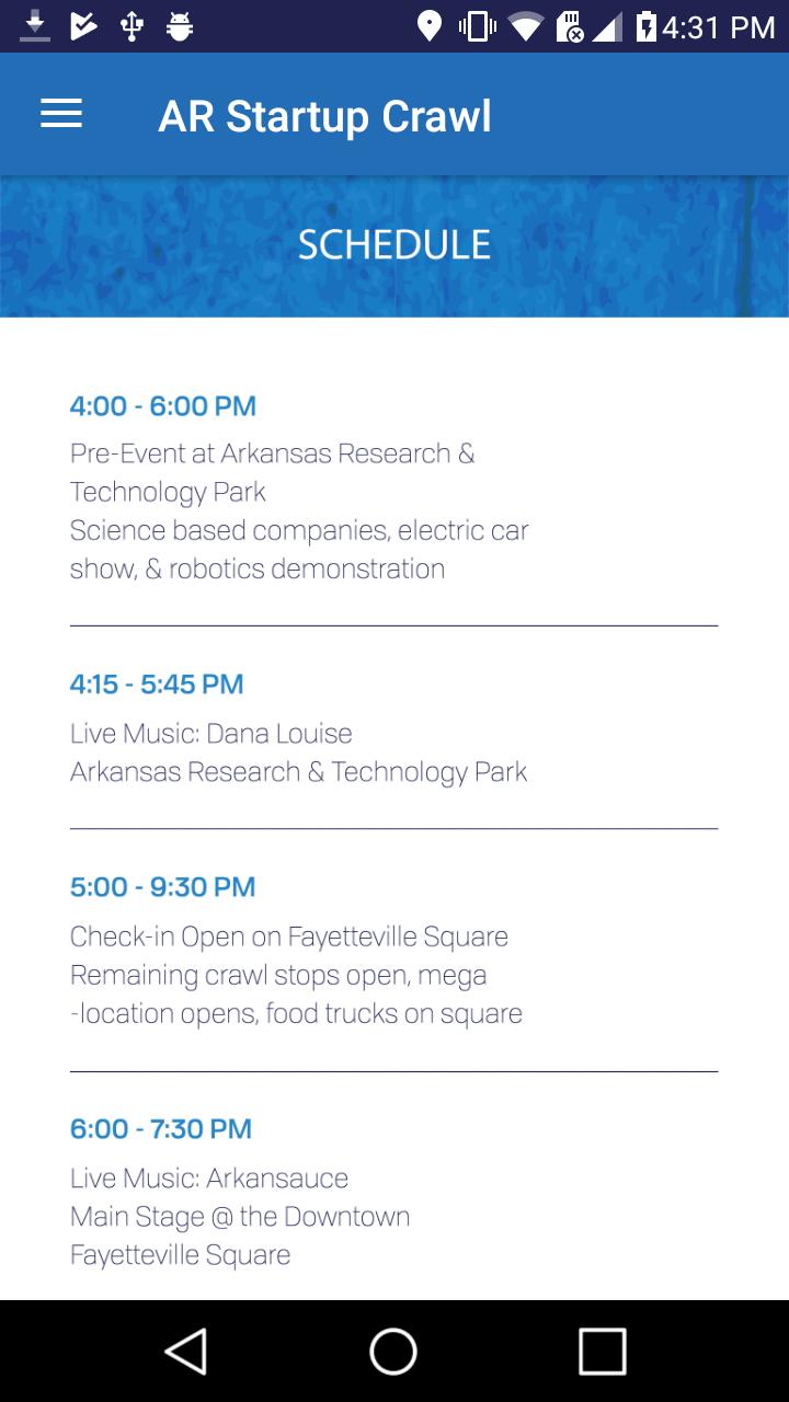 AR Startup Crawl