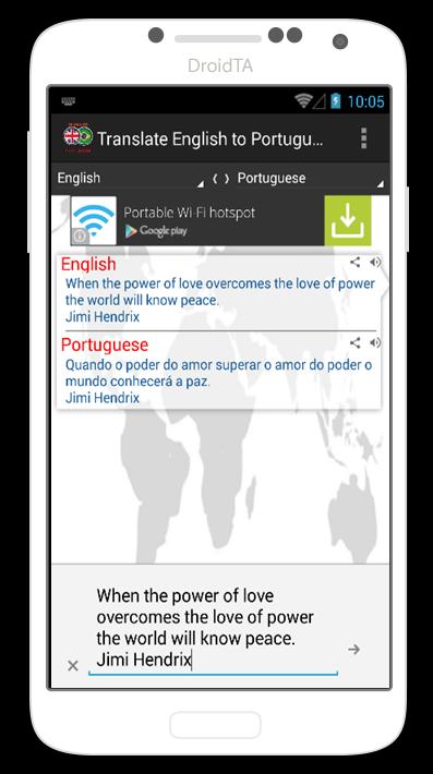 English Portuguese Translator