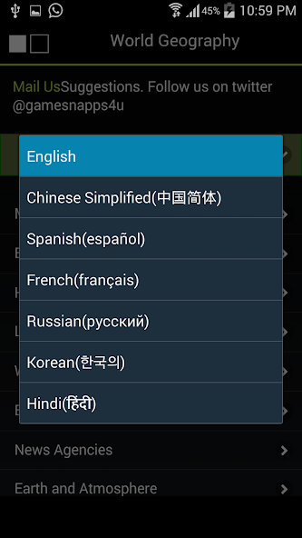 World Geography