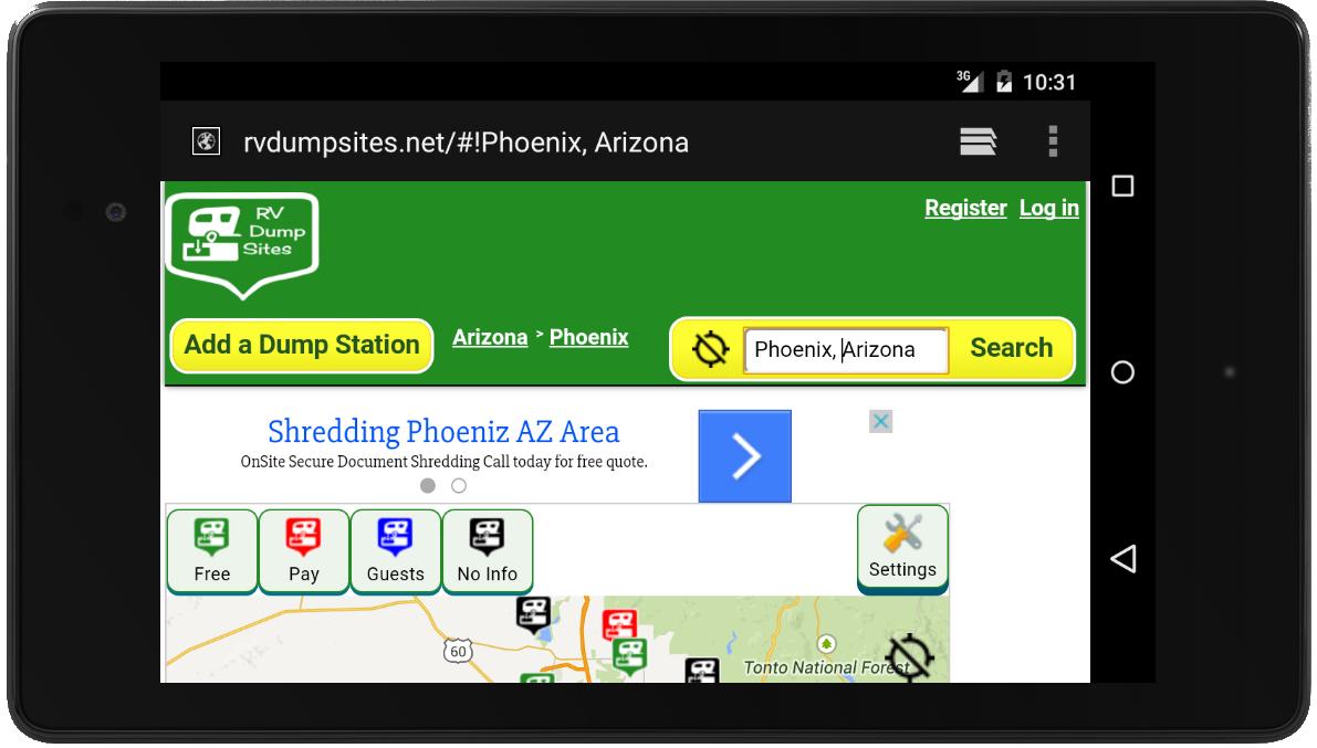 RV Dump Sites