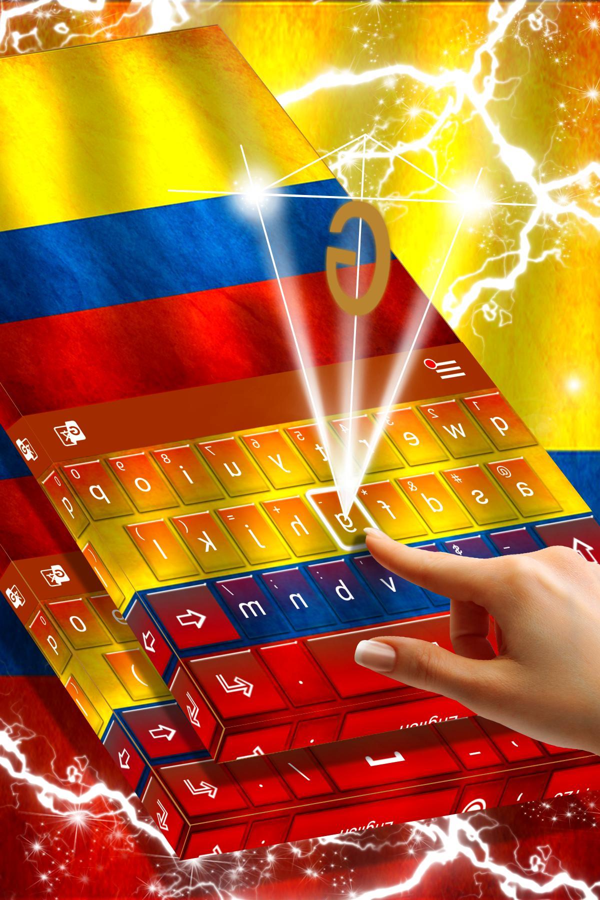 Keyboard Colombia Theme