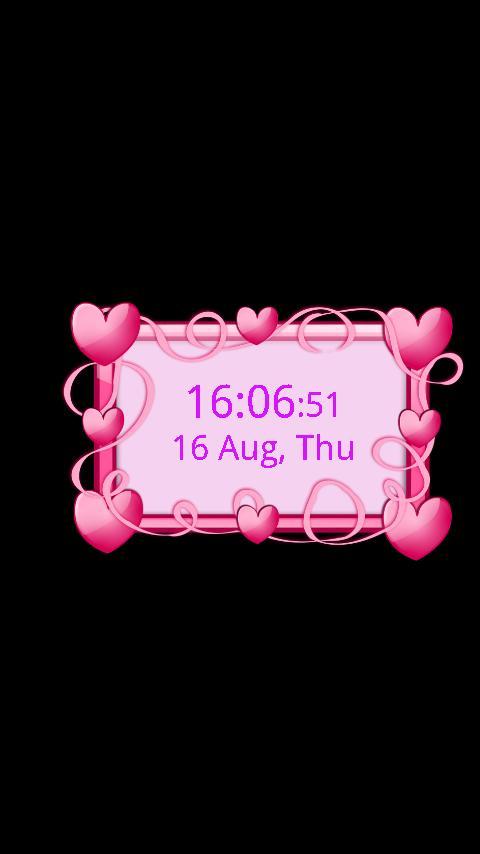 AA Screen Saver Clock