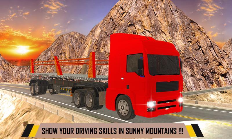 Log Transporter Crane Truck