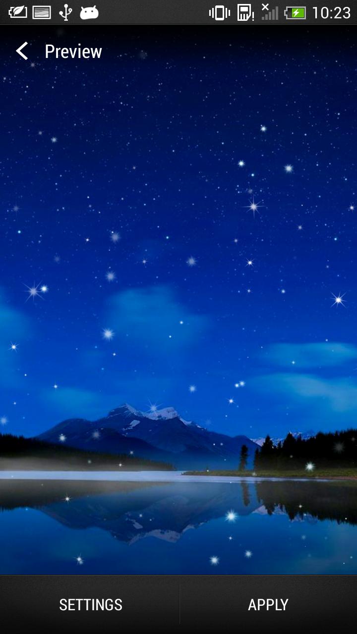 Starry Night Live Wallpaper