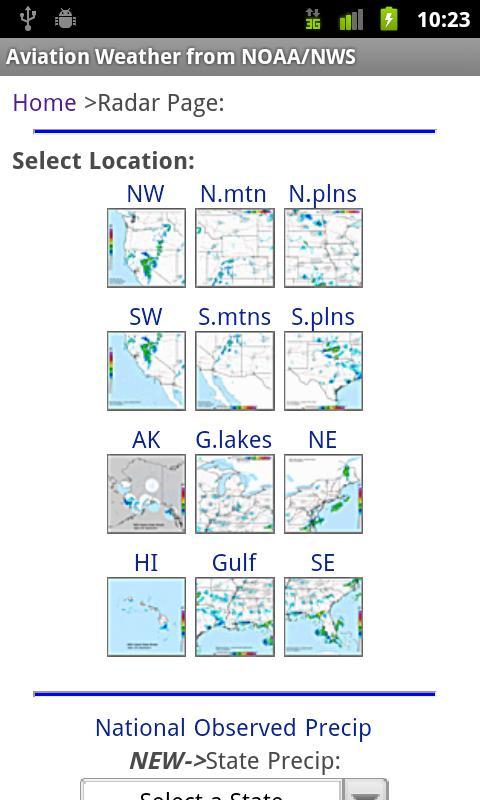 Aviation Weather from NOAA/NWS
