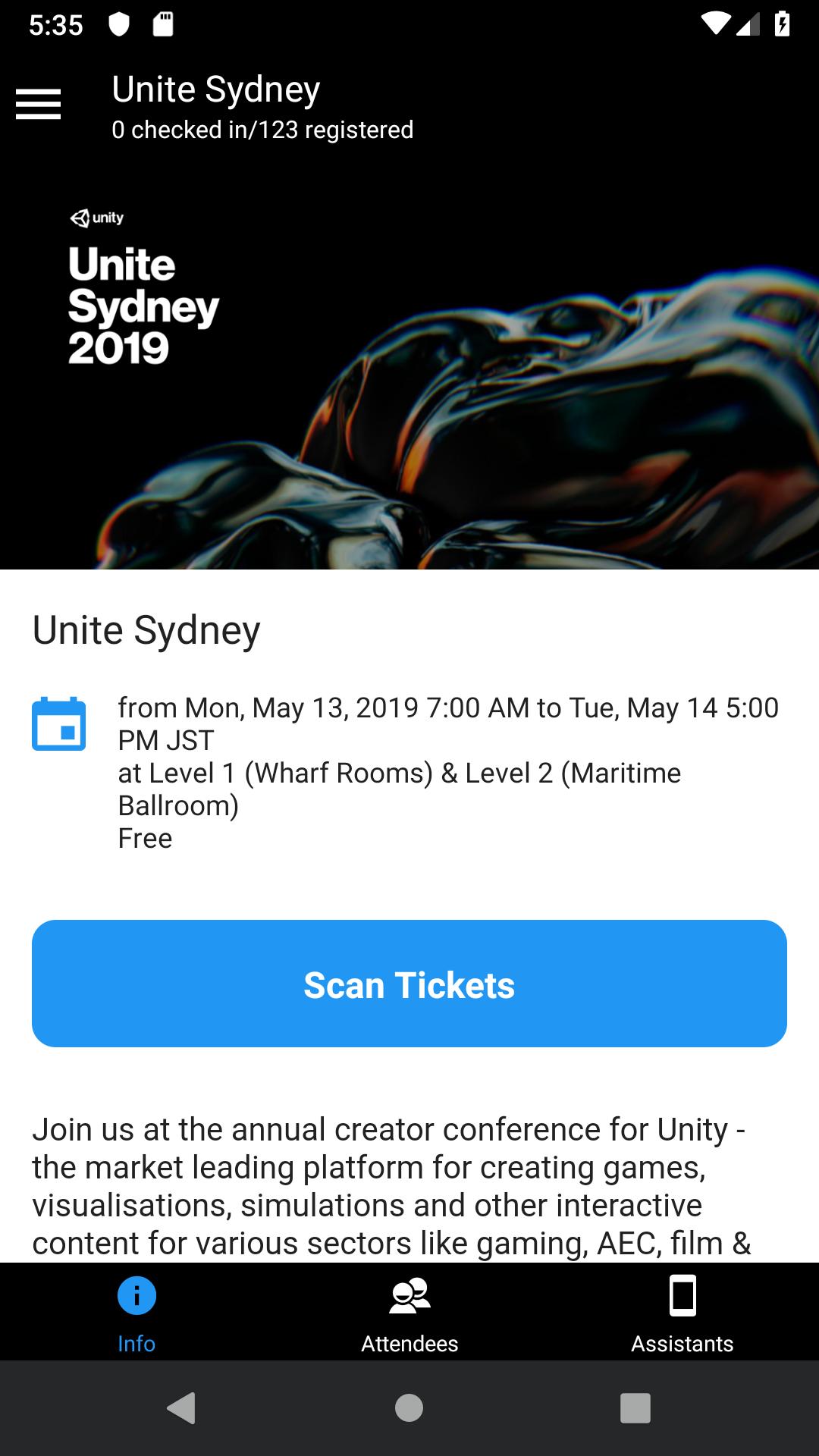 Unity Meetup Organizer