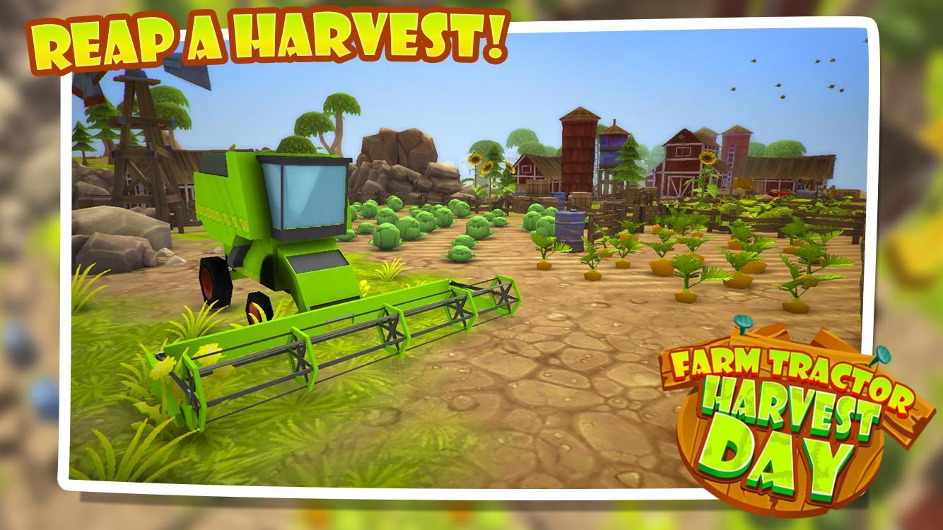 Harvest Day: Farm Tractor 3D