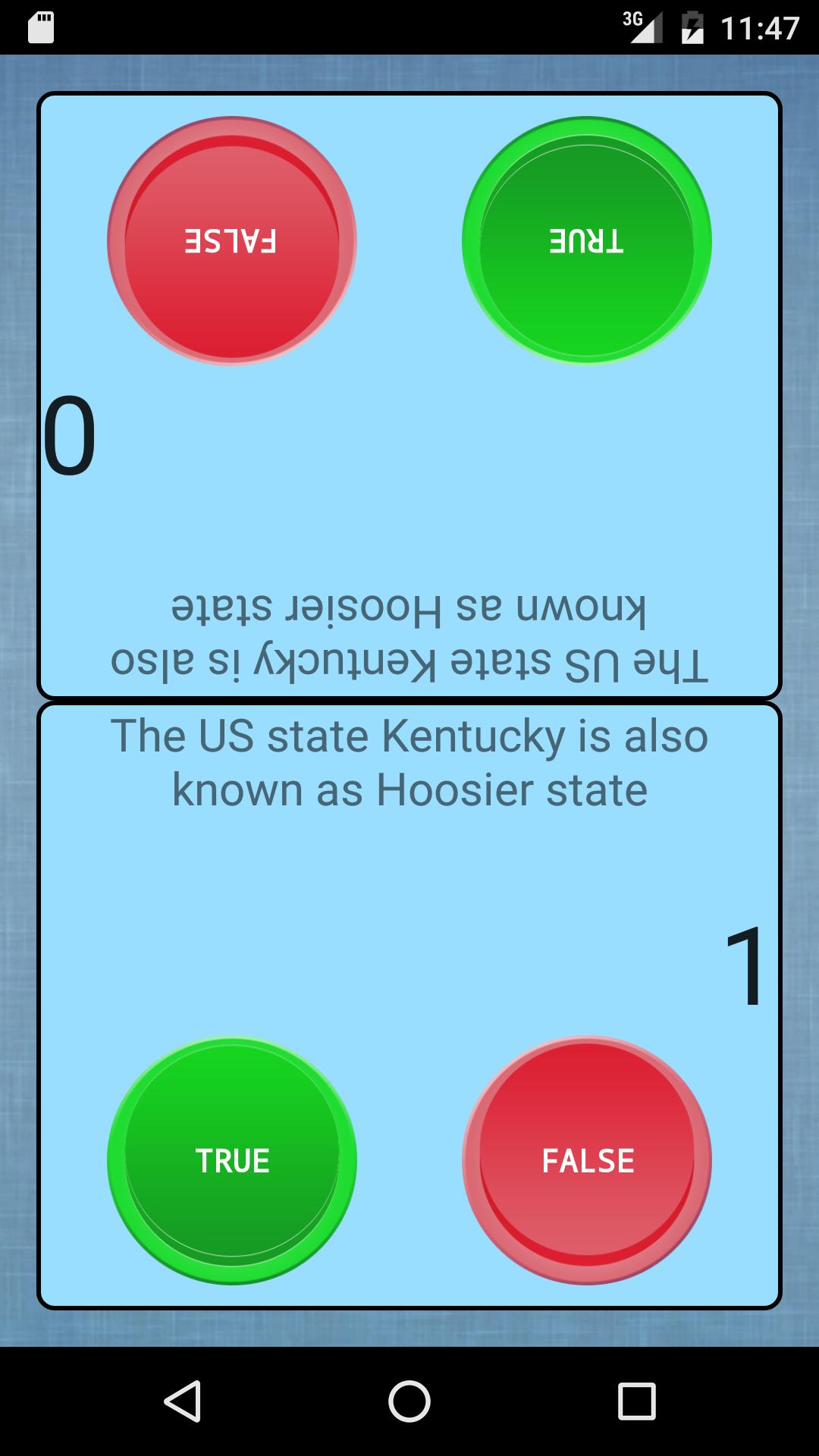 2 Player Reactor True or False