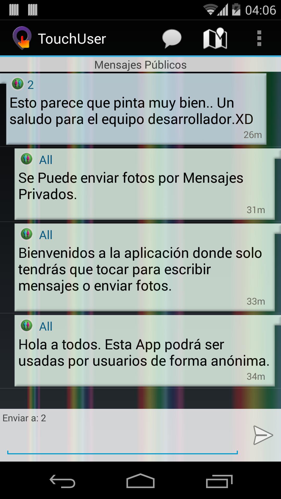 Touchuser Anonymus Chat