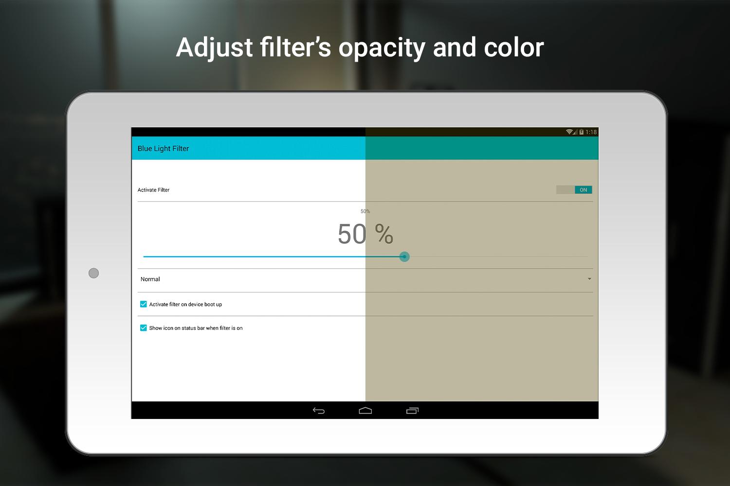Blue light Filter - Night Mode